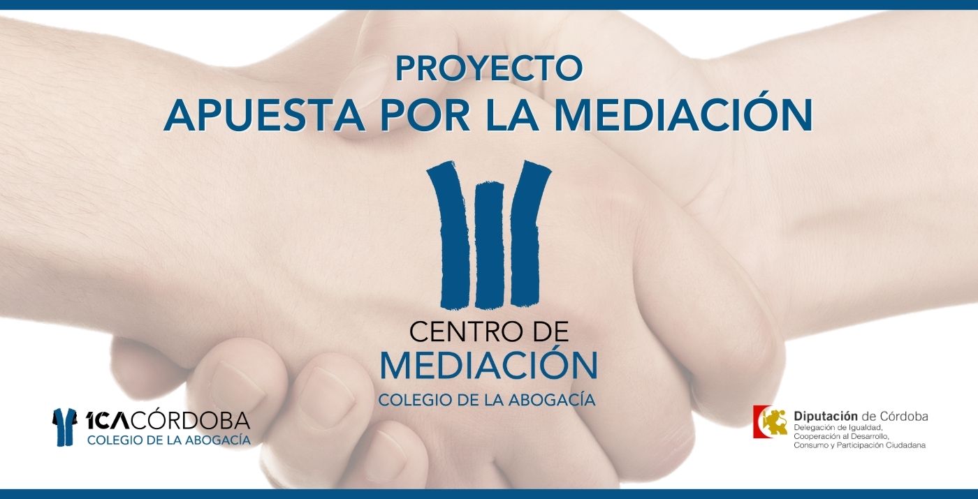 El Colegio y la Diputación de Córdoba ofrecerán servicios de mediación de forma gratuita