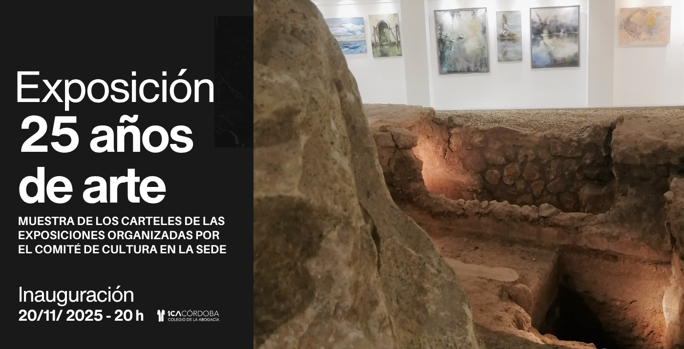 Exposición '25 años de arte' en la sede colegial