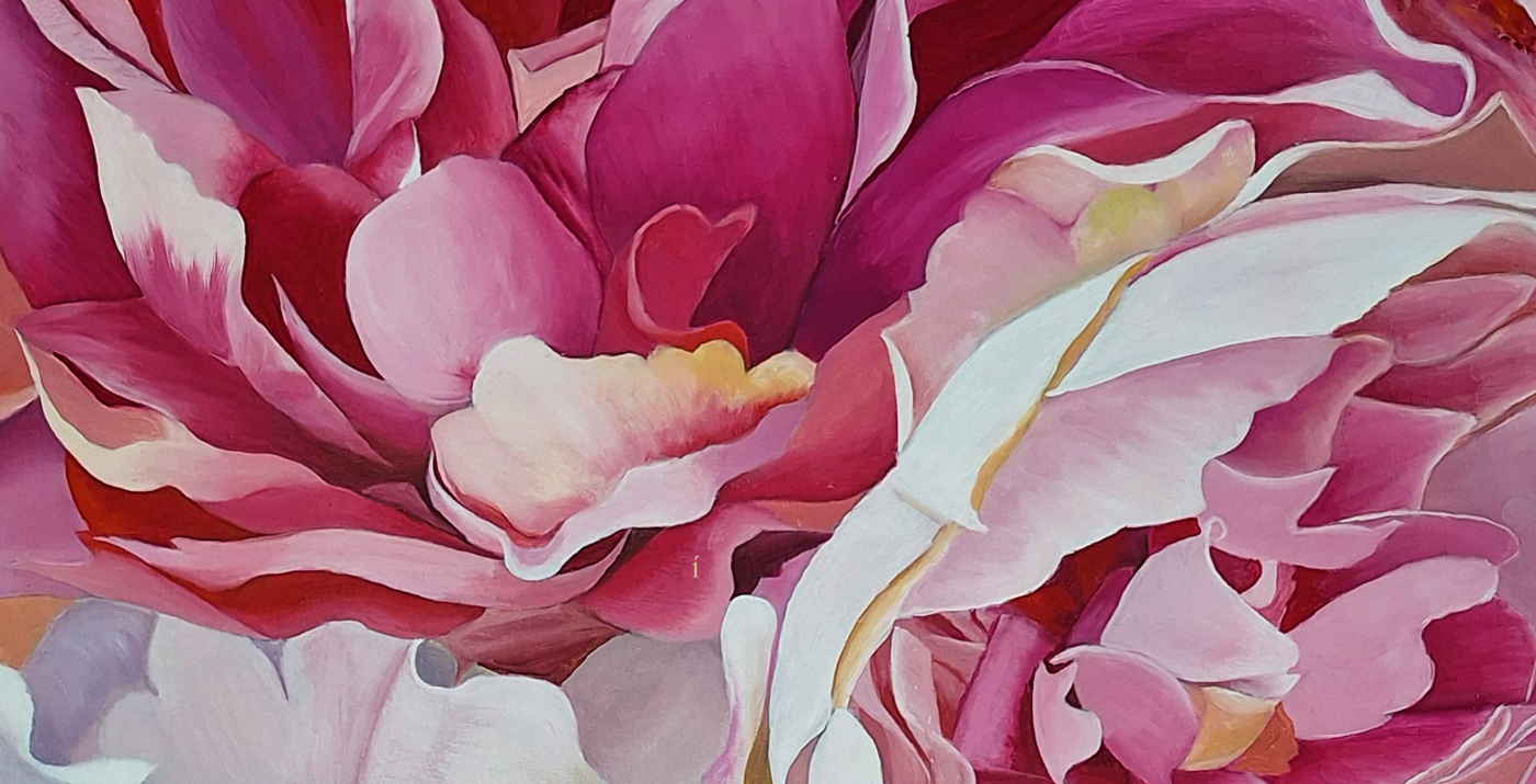 Inauguración de la exposición de pintura 'Floreciendo' de María Jesús Adame