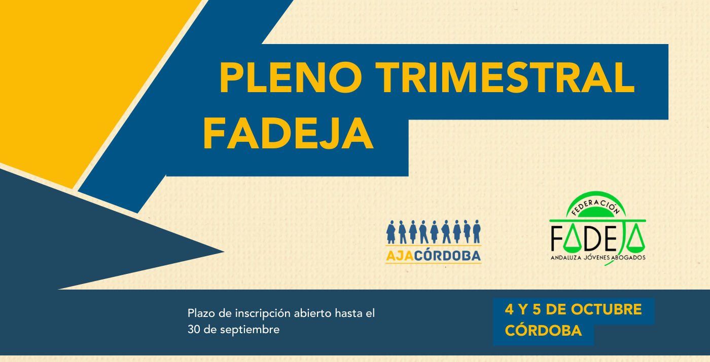 El Pleno Trimestral de la Federación Andaluza de Jóvenes Abogados se celebra en Córdoba